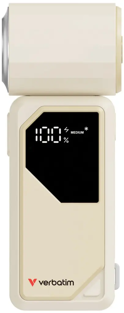 Ventilator Verbatim Cool'n'Go AirJet 32341 (White/Silver)