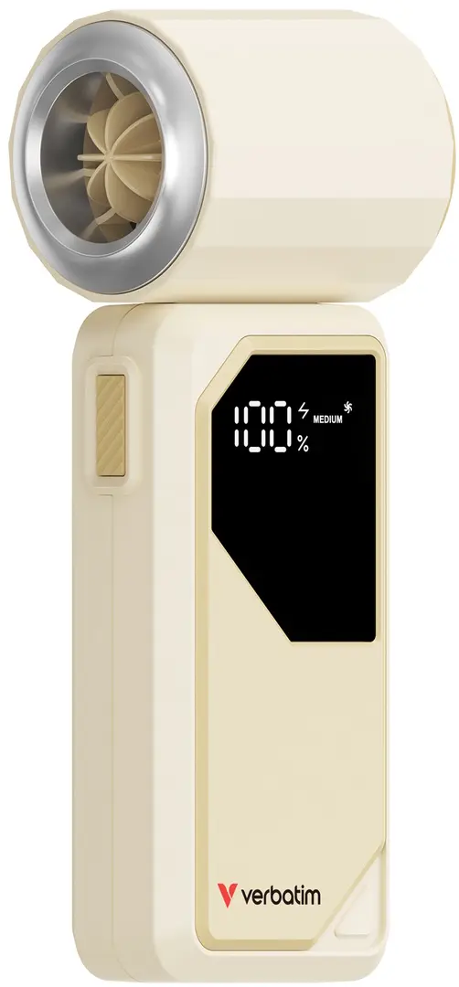 Ventilator Verbatim Cool'n'Go AirJet 32341 (White/Silver)