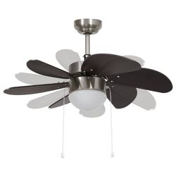 Ventilator de tavan VidaXL 51488 (Dark Brown) Thumb