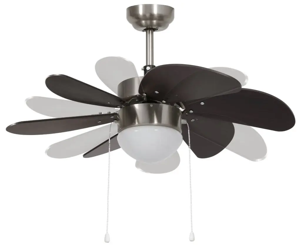 Ventilator de tavan VidaXL 51488 (Dark Brown)