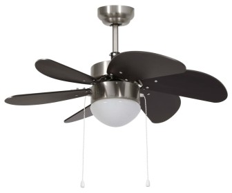 Ventilator de tavan VidaXL 51488 (Dark Brown)