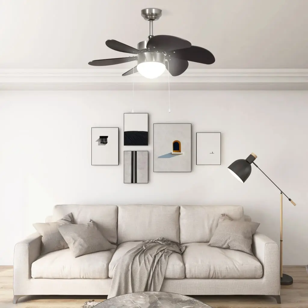 Ventilator de tavan VidaXL 51488 (Dark Brown)