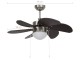 Ventilator de tavan VidaXL 51488 (Dark Brown)