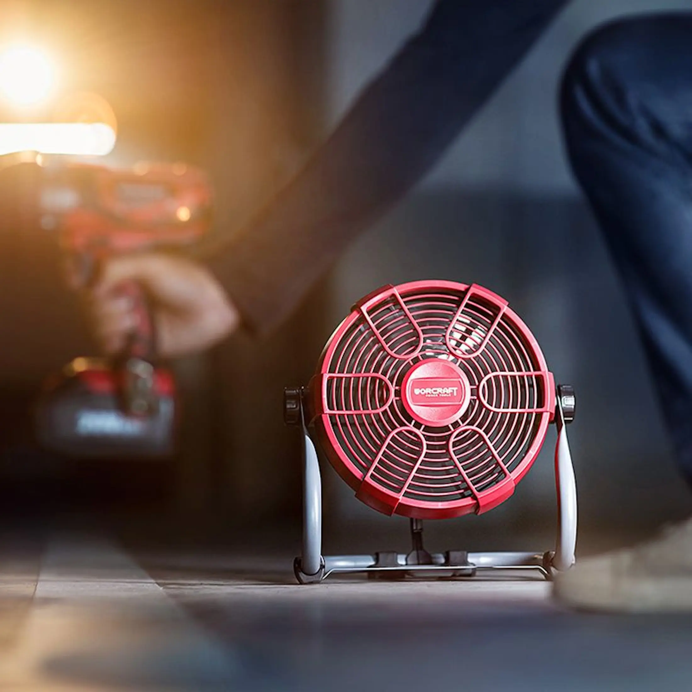 Ventilator cu acumulator Worcraft CJF-S20Li (Red)