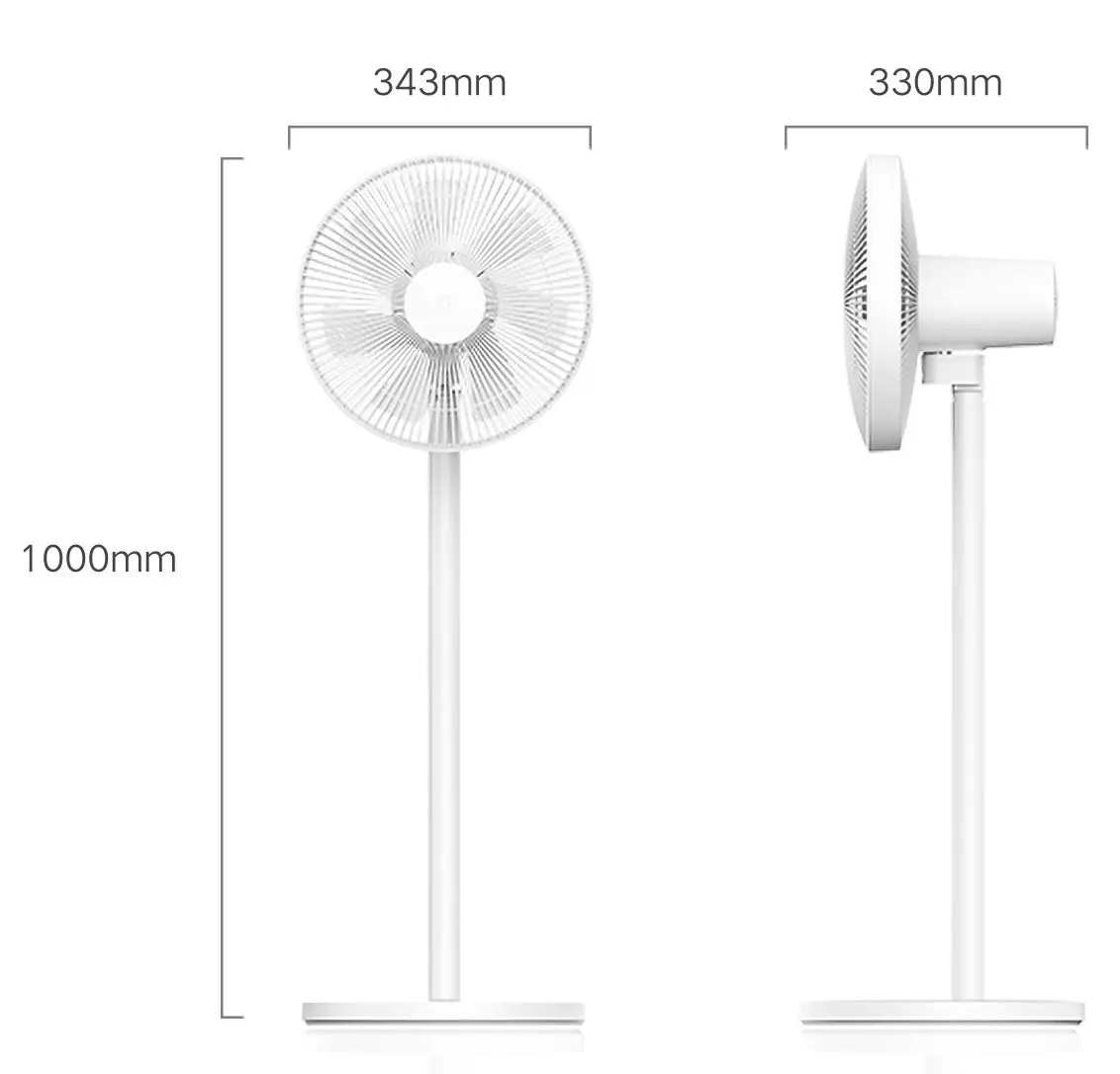 Ventilator Xiaomi Mi Smart Standing Fan 2 Lite (White)