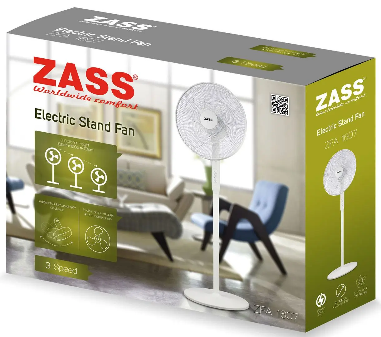 Ventilator Zass ZFA 1607 (White)
