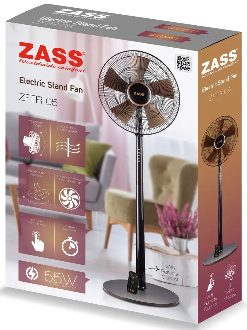 Ventilator Zass ZFTR 05 (Black) - 5
