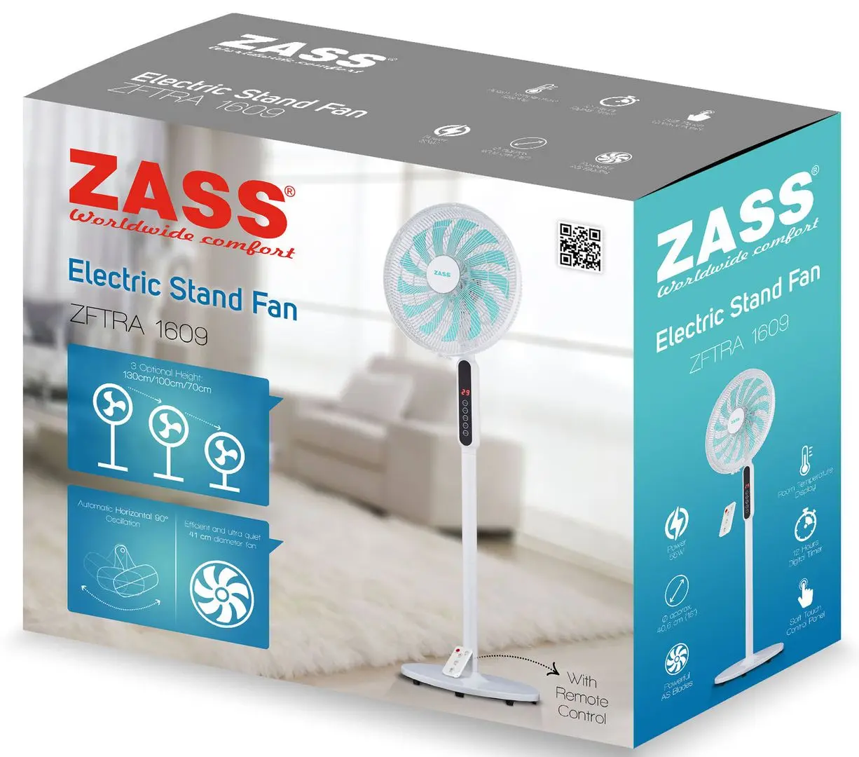Вентилятор Zass ZFTRA 1609 (White)