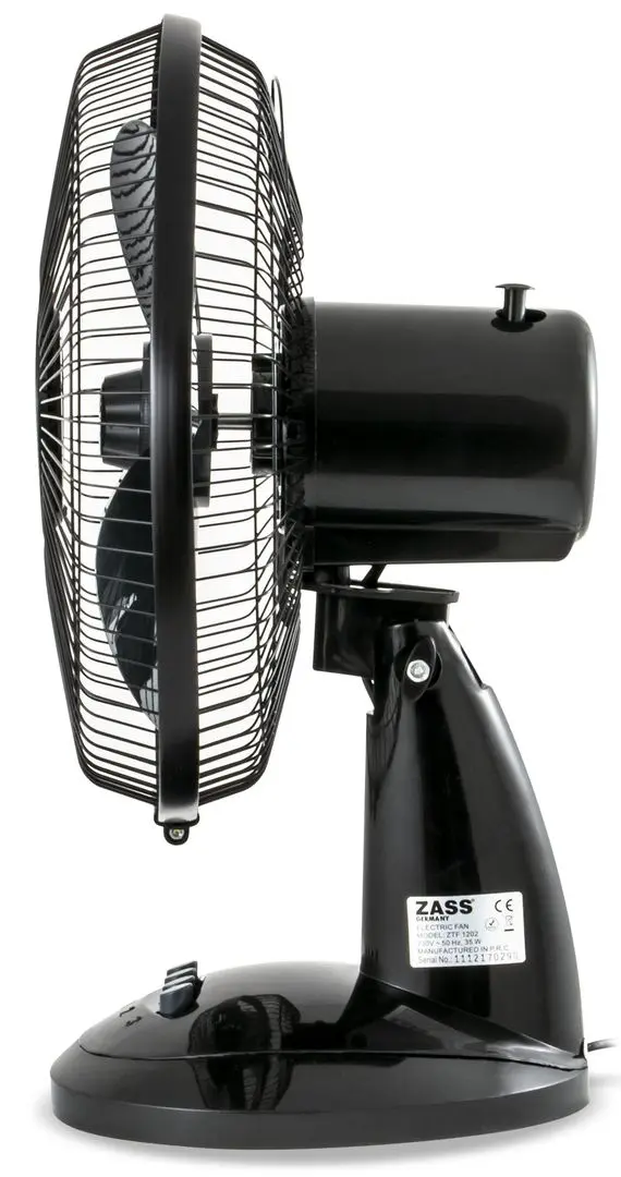 Ventilator Zass ZTF 1202 (Black)