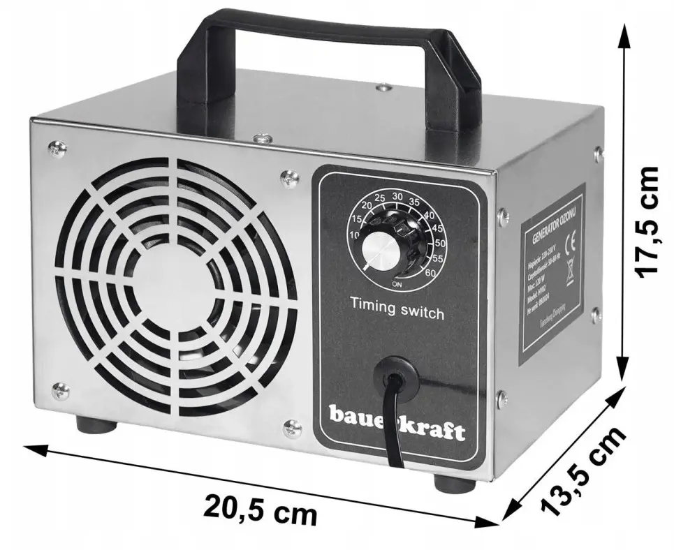 Generator de ozon Bauerkraft H-004 (Grey)