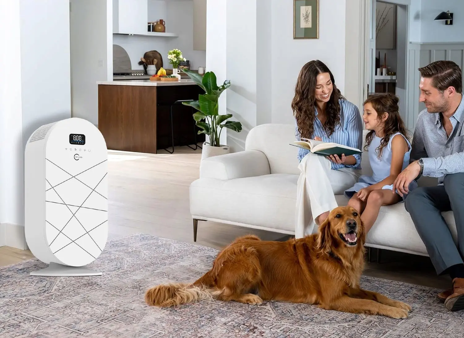 Purificator de aer Carruzzo Q34P (White)