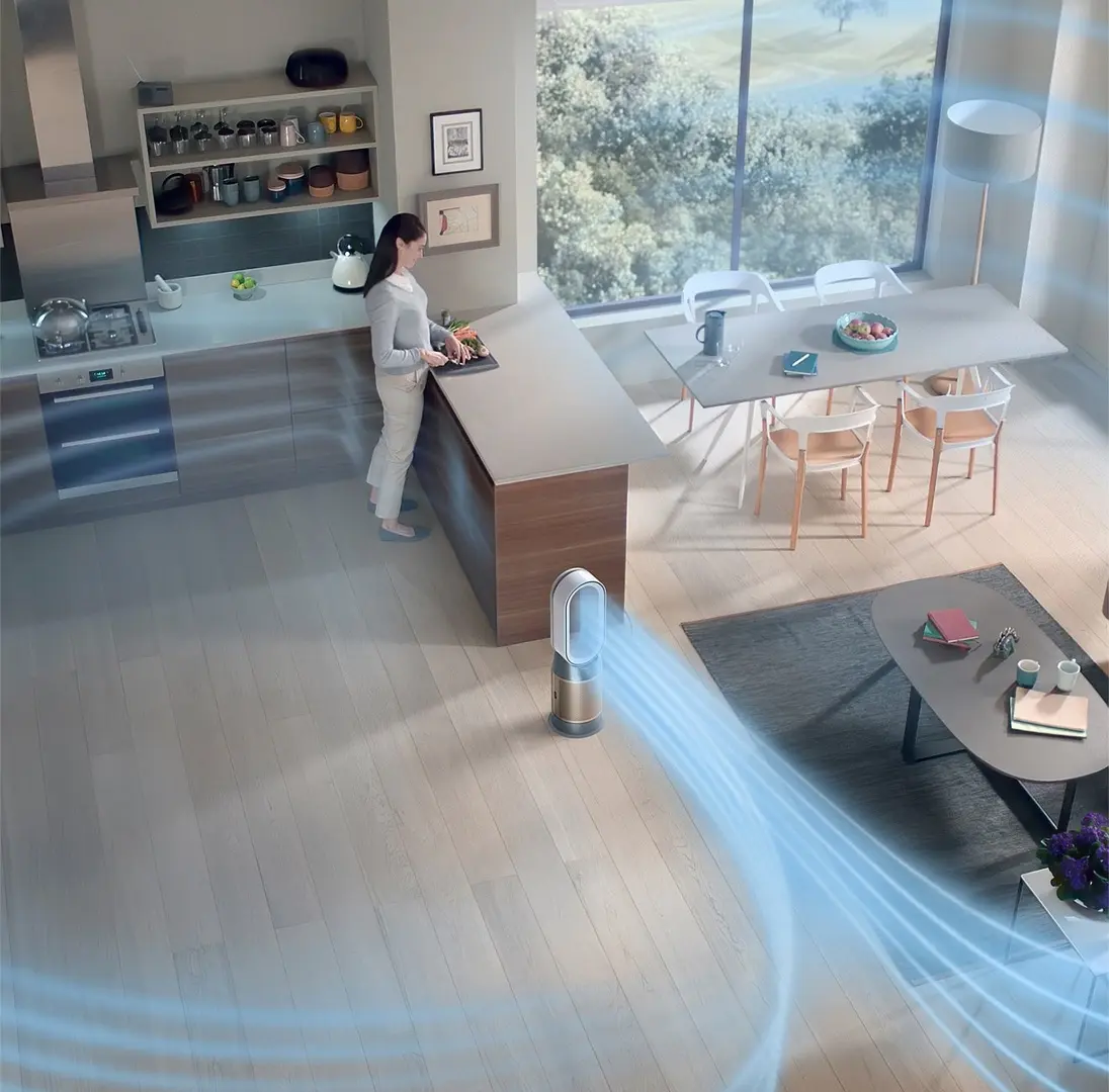 Purificator de aer Dyson HP09 (White/Gold)