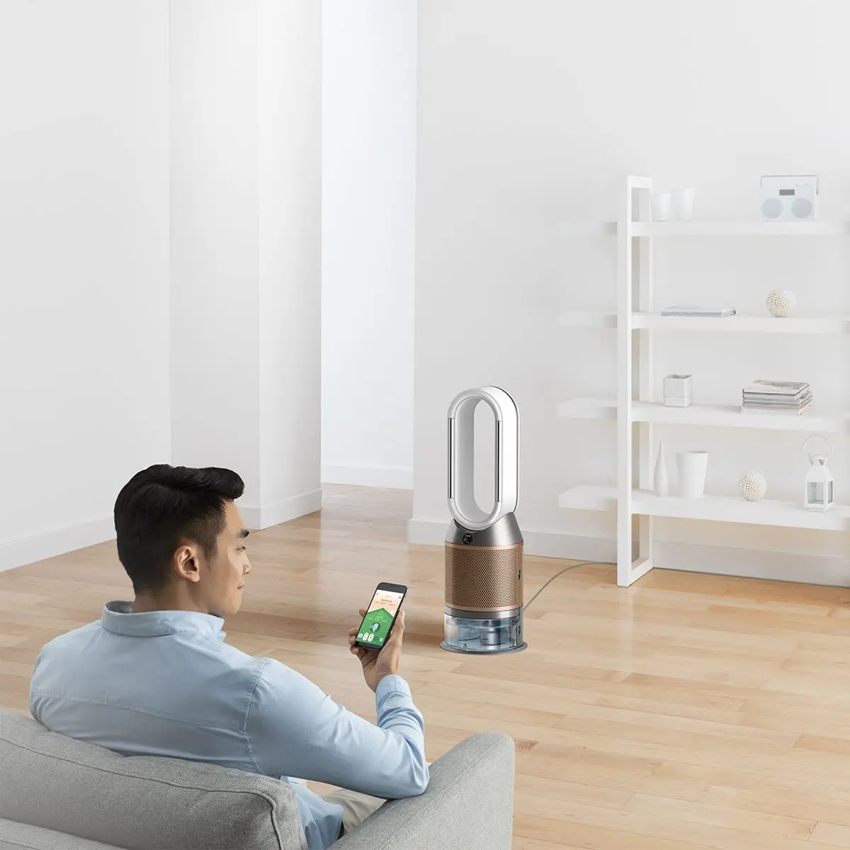 Очиститель воздуха Dyson PH05 545007-01 (Golden/Silver)