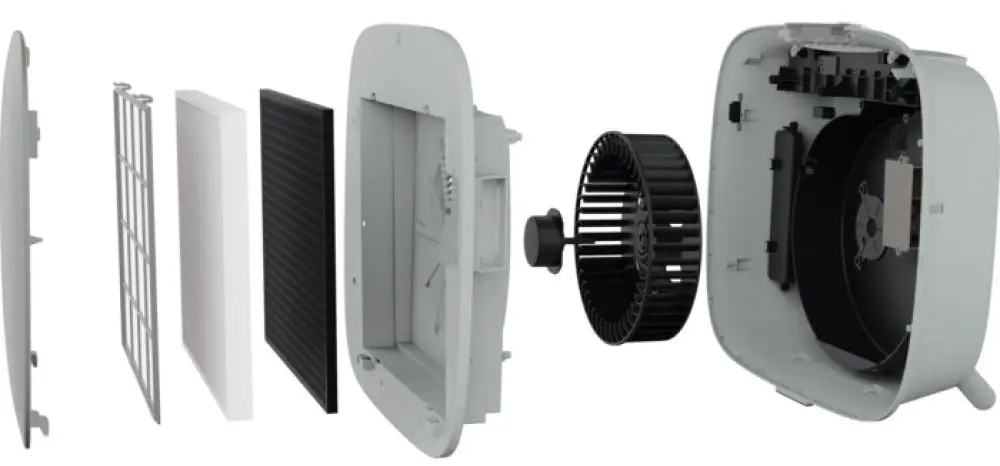 Purificator de aer Electrolux Well A7 WA71-305GY (Light Grey)