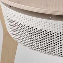 Стол с воздухоочистителем Ikea Starkvind (Дубовый Шпон Мореный/Белый) Thumb