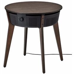 Masa cu purificator de aer Ikea Starkvind (Furnir Stejar Vopsit/Maro Inchis)