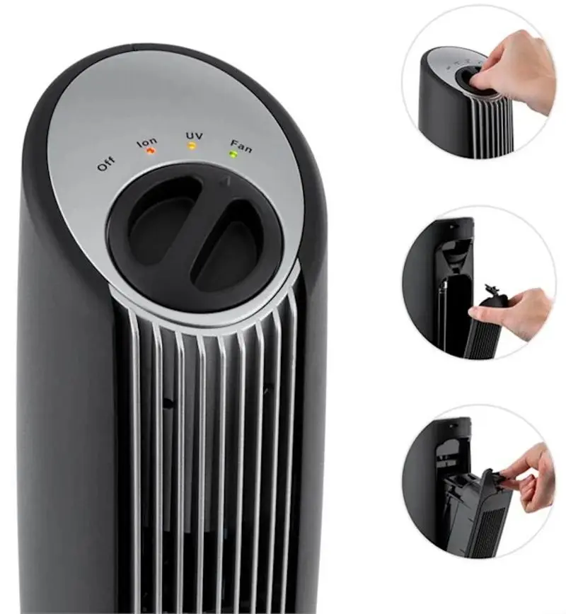 Очиститель воздуха 3в1 OneConcept ST. Oberholz XL (Black/Silver)