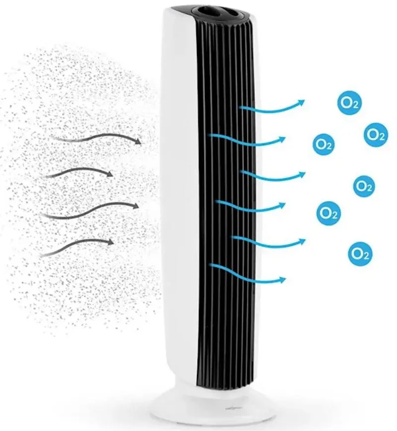 Purificator de aer 3in1 OneConcept St. Oberholz XL (White/Black)