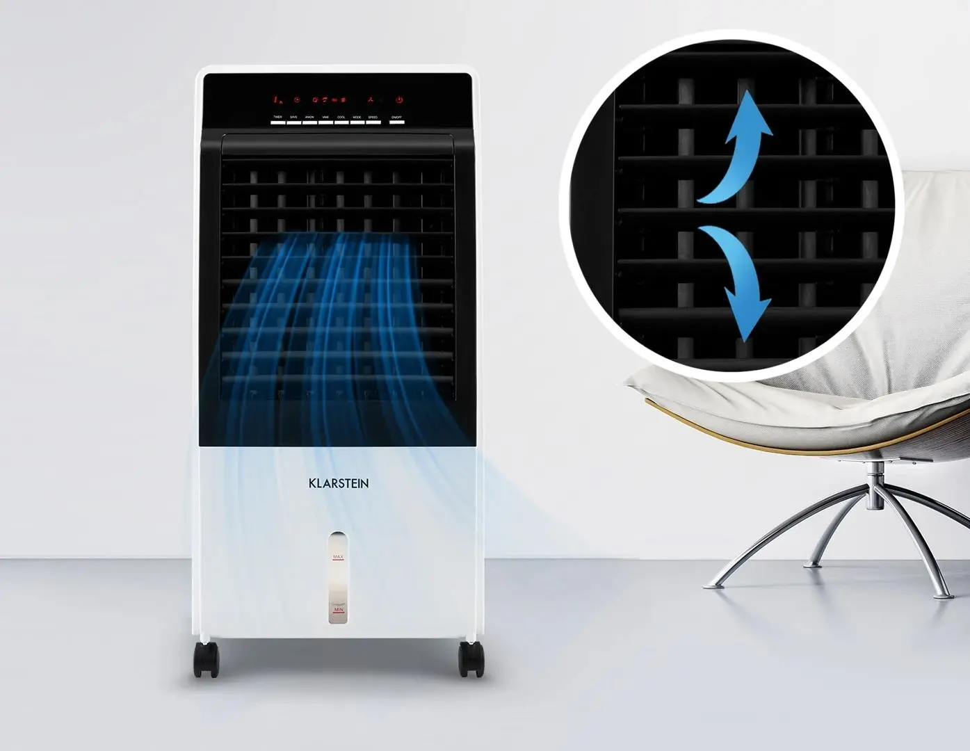 Воздухоохладитель 4в1 OneConcept CTR-1 V2 (White/Black) - 5