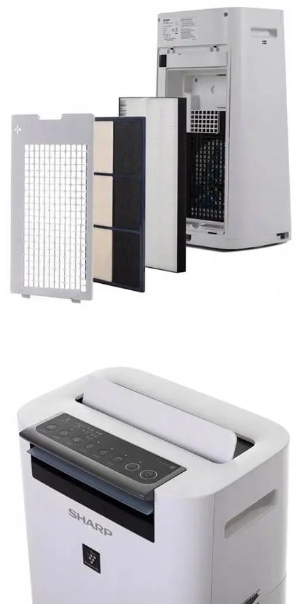 Очиститель воздуха 2в1 Sharp KCG40EUW (White) - 3