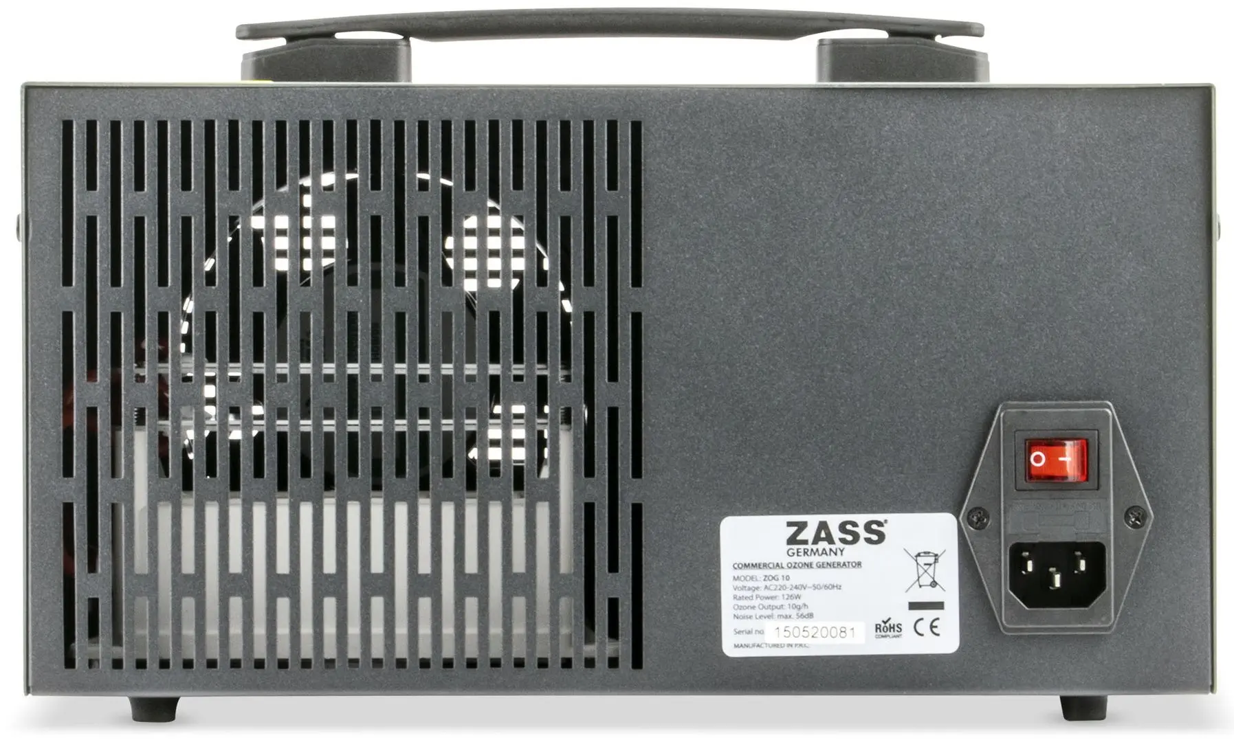 Generator de ozon Zass ZOG 10 (Blue/Black) - 3