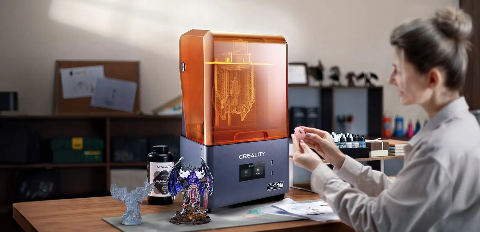 3D-принтер Creality Halot-Mage S (Orange/Grey)