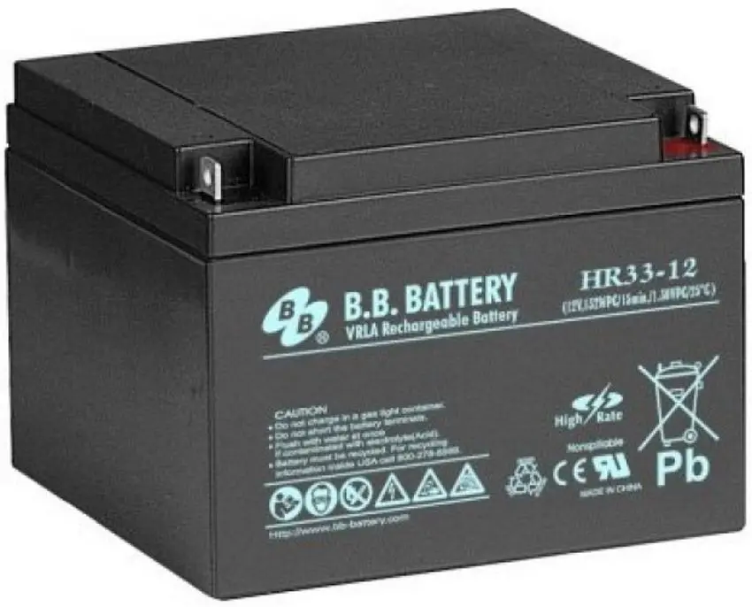 Acumulator pentru UPS B.B. Battery HR33-12 12V/33AH