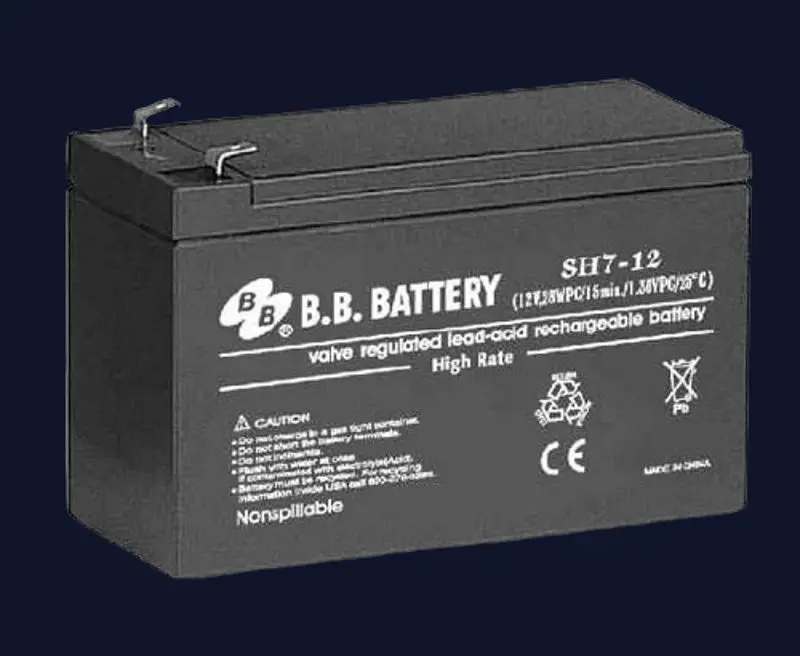 Аккумулятор для ИБП B.B. Battery SH7-12 12V/7AH