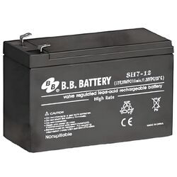 Аккумулятор для ИБП B.B. Battery SH7-12 12V/7AH