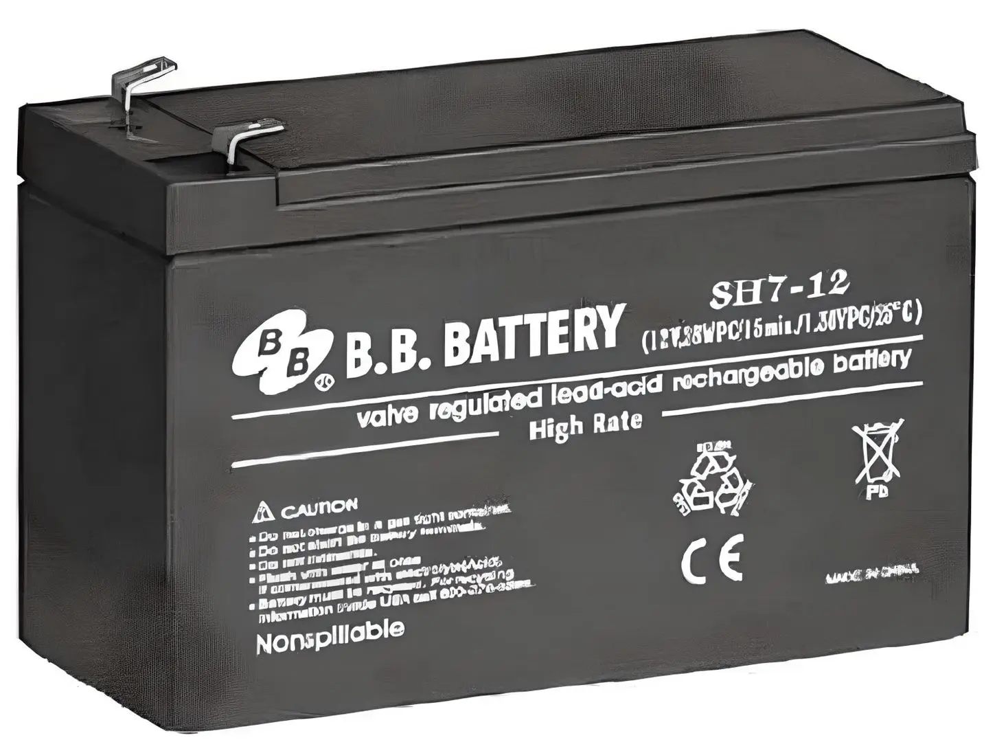 Аккумулятор для ИБП B.B. Battery SH7-12 12V/7AH