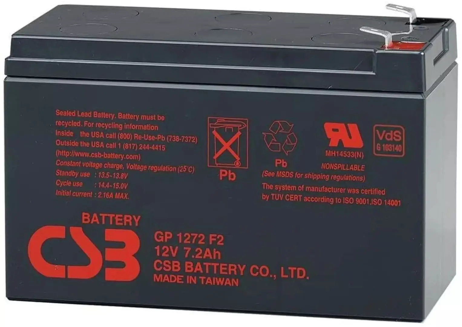 Acumulator pentru UPS CSB GP 1272 F2