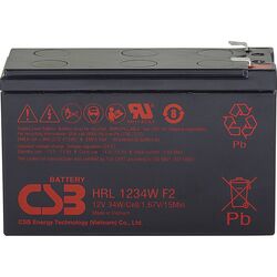 Acumulator pentru UPS CSB HRL 1234WF2 12V/9AH (Black)