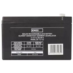 Acumulator pentru UPS Emos B9654 12V 7.2Ah (Black)