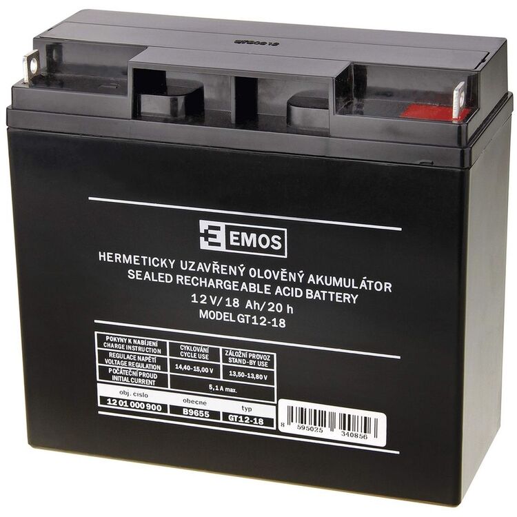 Аккумулятор для ИБП Emos B9655 (Black)
