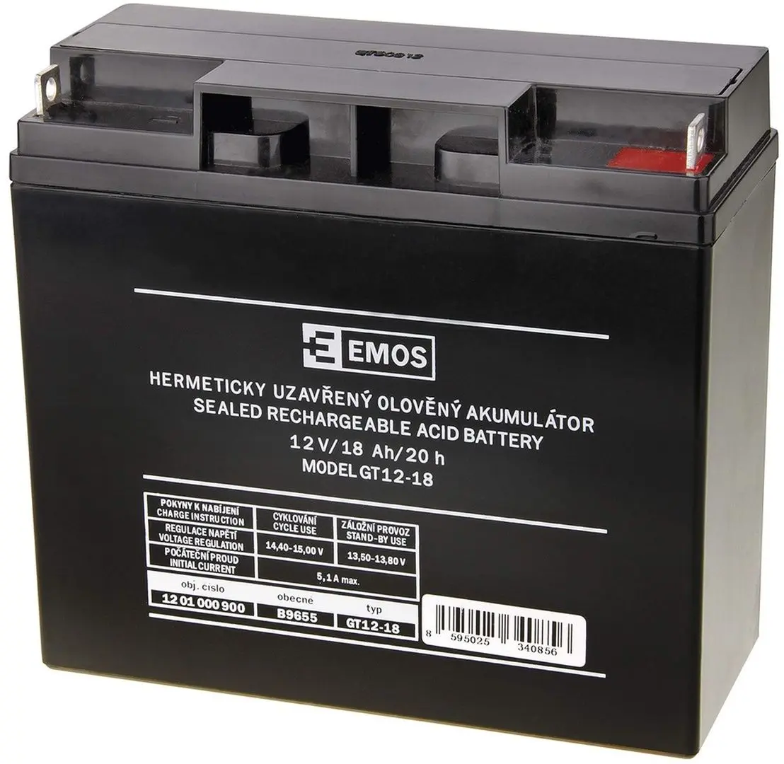 Аккумулятор для ИБП Emos B9655 (Black)