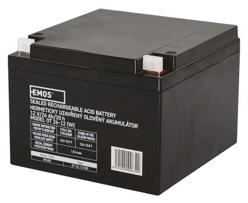 Acumulator pentru UPS Emos B9683 12V 26Ah