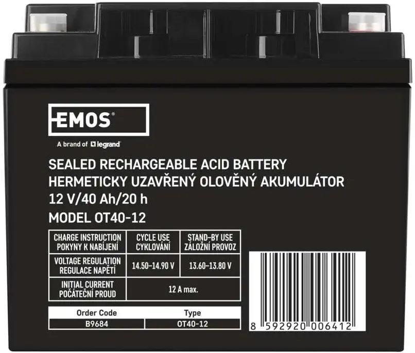 Acumulator pentru UPS Emos B9684 12V 40Ah