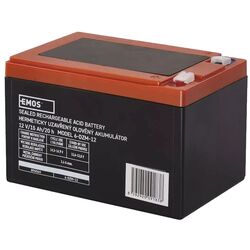 Acumulator pentru UPS Emos Faston B9656V 12V 15Ah (Black/Red) Thumb