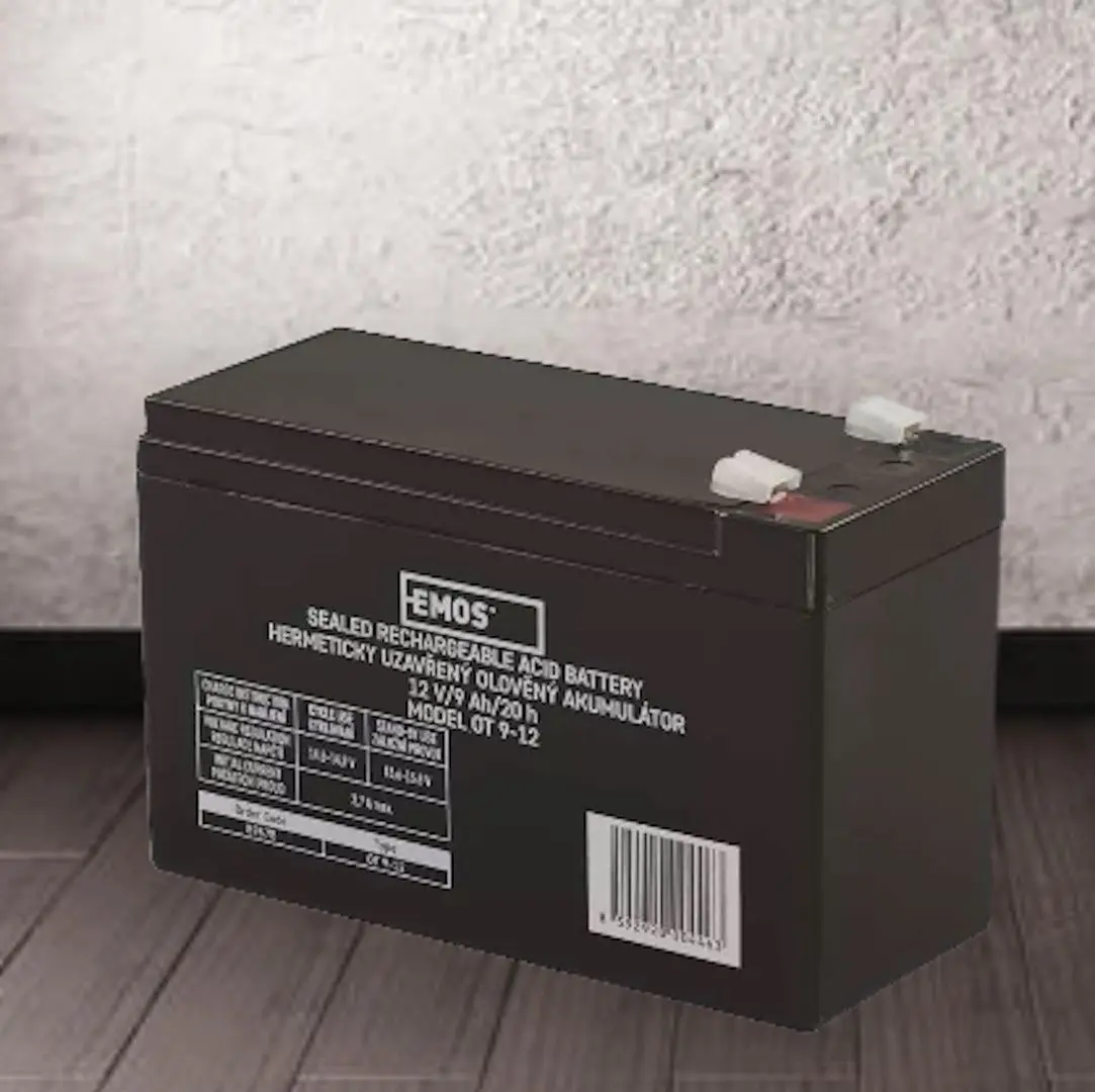 Acumulator pentru UPS Emos Faston B9675 12V 9Ah (Black)