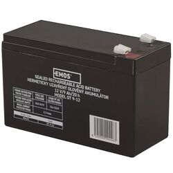 Acumulator pentru UPS Emos Faston B9675 12V 9Ah (Black)