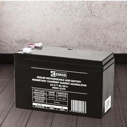 Acumulator pentru UPS Emos Faston B9691 12V 7Ah (Black) Thumb