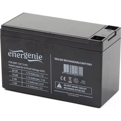 Acumulator pentru UPS Gembird Energenie BAT-12V12AH 12V/12Ah (Black) Thumb