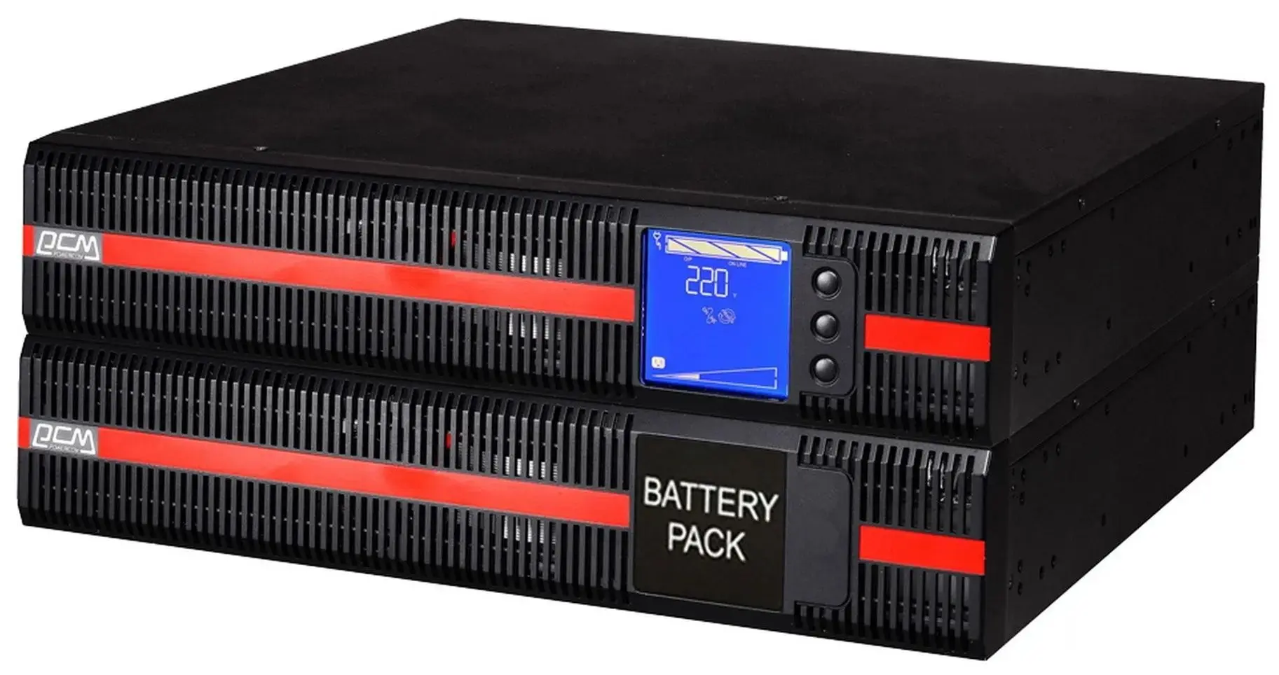 Set acumulatoare pentru UPS PowerCom MRT-2000/3000 (Black) - 3