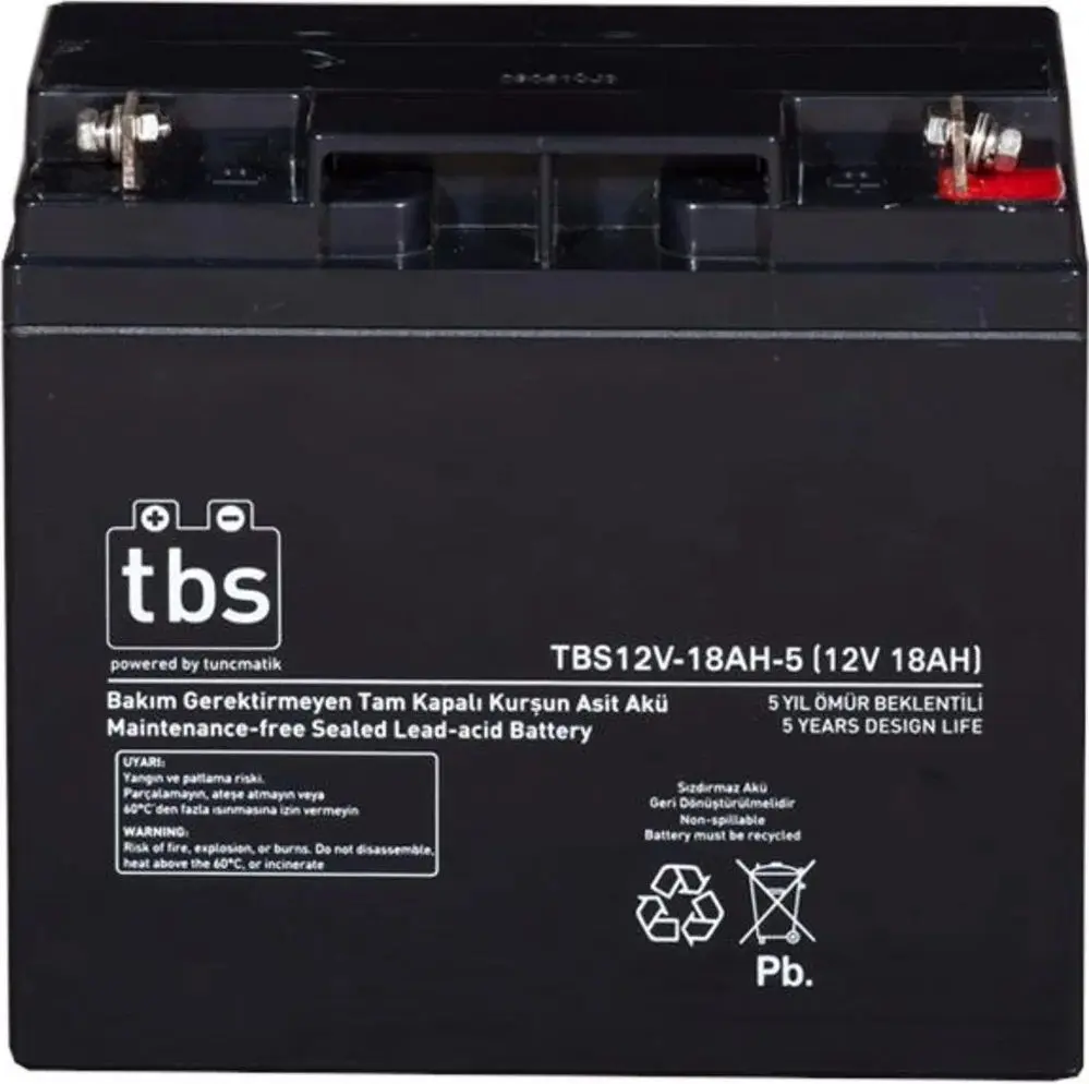 Acumulator penrtu UPS Tuncmatik TBS12V-18AH-5
