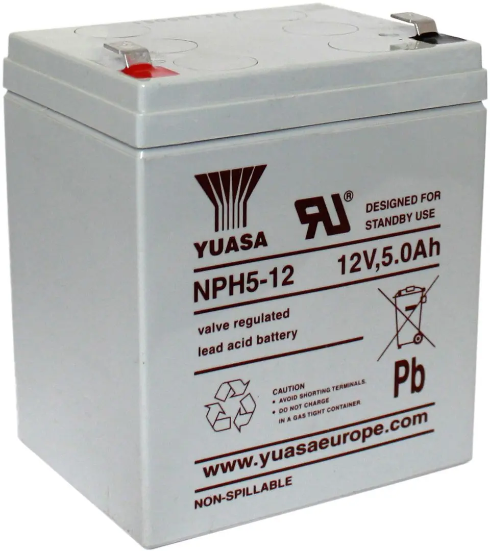 Аккумулятор для ИБП Yuasa NPH5-12-TW 12V 5Ah (Grey)