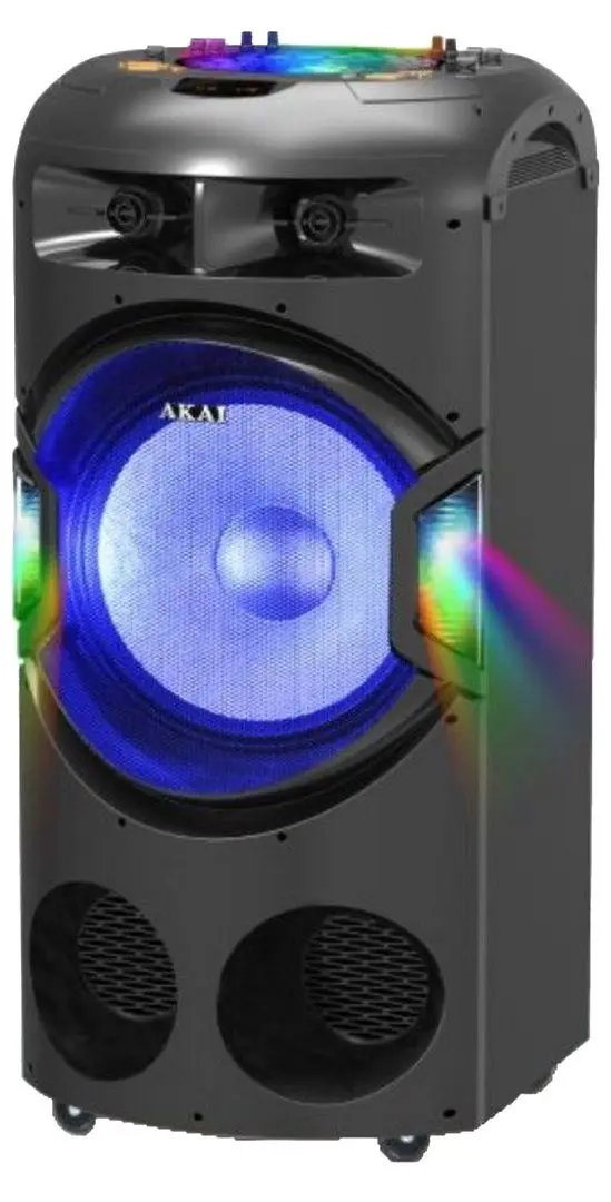 Портативная акустическая система Akai DJ-BY4L (Black)