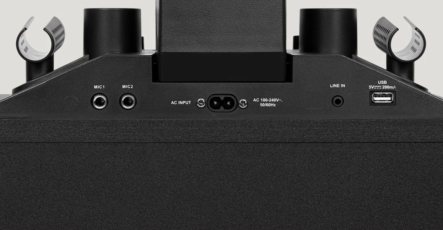 Sistem acustic Auna Clubmaster Tube Party (Black) - 4