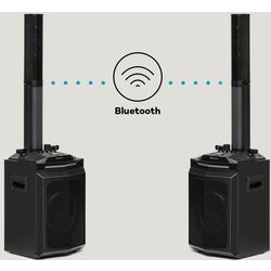 Sistem acustic Auna Clubmaster Tube Party (Black) Thumb