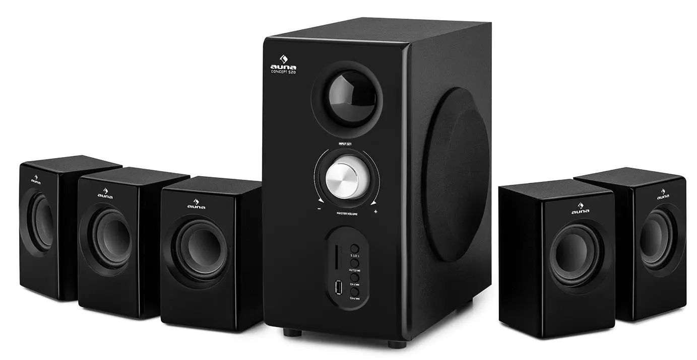 Sistem acustic Auna Concept 520 (Black) - 7