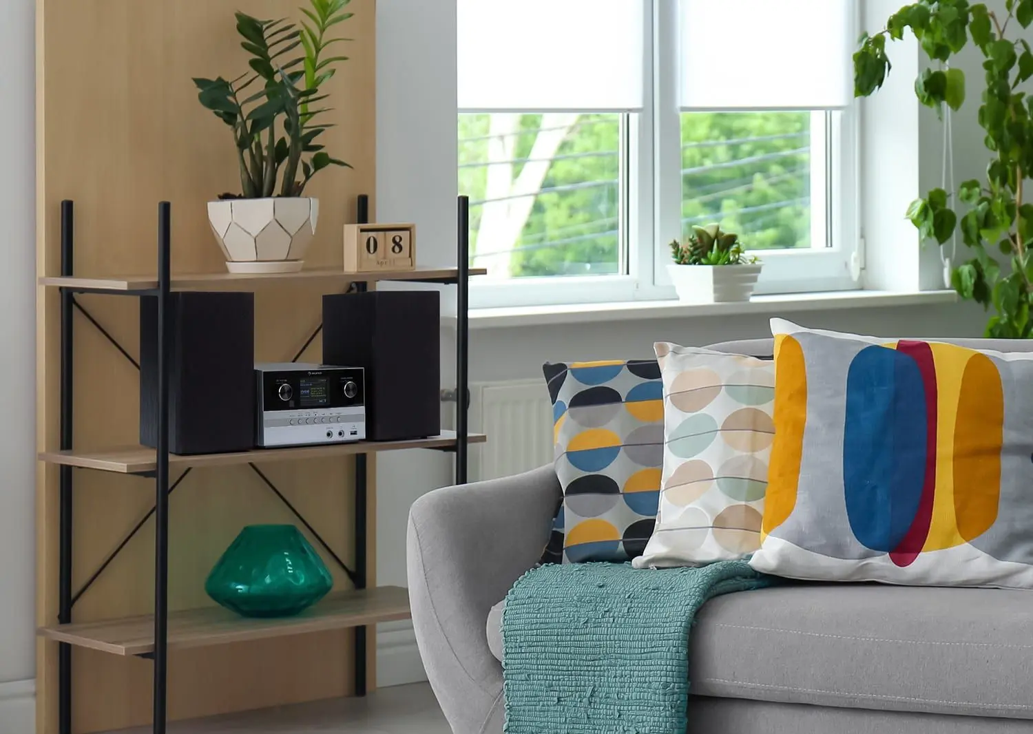 Акустическая система Auna Connect System S (Black/Silver) - 3